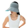 Coolwife Women's Sun Visor Hat Wide Brim Quick Drying Double