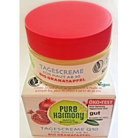 2 x Pure Harmony Day Cream Q10 Organic Pomegranate for Skin from 30