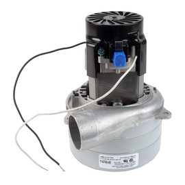 Tangential Vacuum Motor - 5.7" dia - 3 Fans - 120 V - 13.1 A - 1502 W - 465 Airwatts - 136" Water Lift - 91.4 CFM - Lamb/Ametek 116765-00