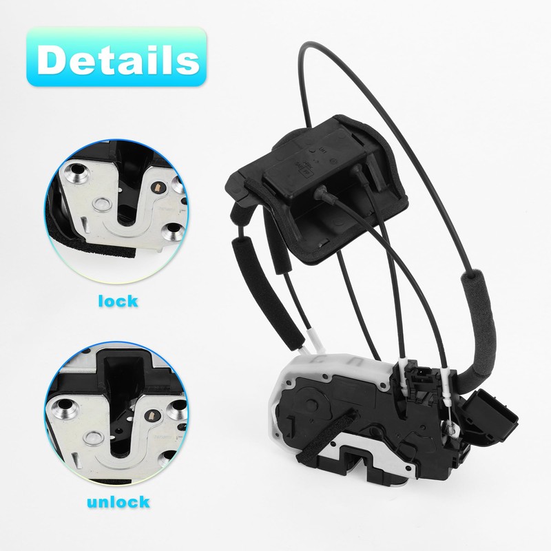 X AUTOHAUX Replacement Front Left Driver Side Power Door Lock