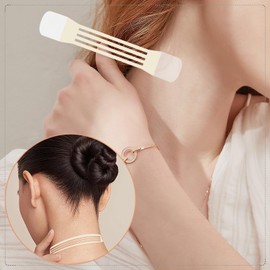 24 Piezas de Cinta de Levantamiento Invisible para Cara y Cuello Levanta la Piel Flácida Instantáneamente, Bandas de Rejuvenecimiento Ocultan Arrugas y Escote con Resistente al Agua para