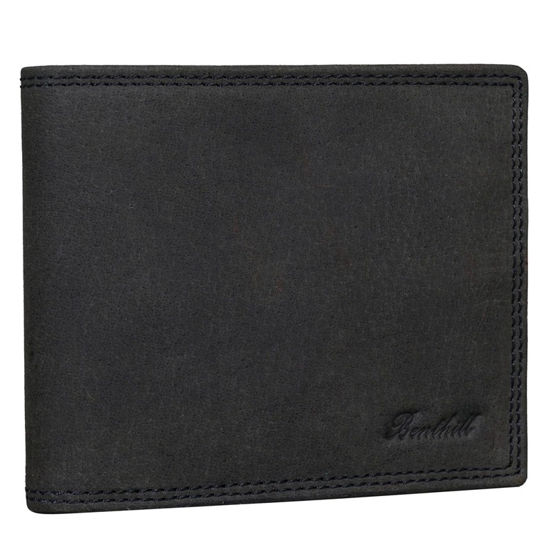Benthill Men's Leather Wallet - Wallet with RFID Protection -