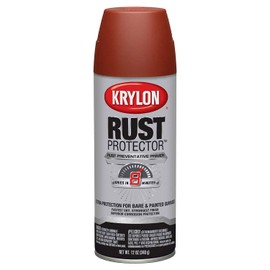 Krylon Rust Preventative Enamel Red Oxide Primer 12oz. Aerosol Can - Lot of 6