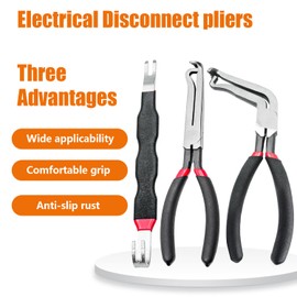 3Pcs Electrical Disconnect Pliers 37960,37980 Electrical Connector Disconnect Pliers,Electrical Connector Separator 13120