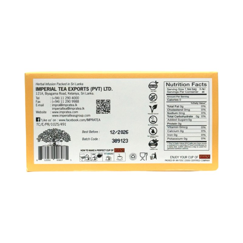 Impra Herbal Sleep Tight , 1. 3g /20ct/26 g (3