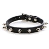 Spiked Dog Collar for Medium Dogs, Mushrooms Rivet Soft Pu