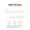 MouyouGlow Press on Nails Short, Square Pink Glaze Plain Fake