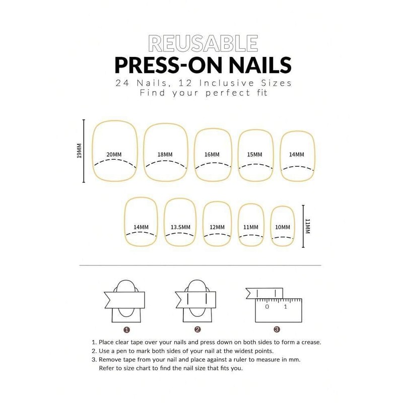 MouyouGlow Press on Nails Short, Square Pink Glaze Plain Fake