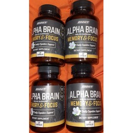 4 Bottles Of Onnit Alpha Brain Capsules - 120 Count Exp 12-2025 Until 03-2026