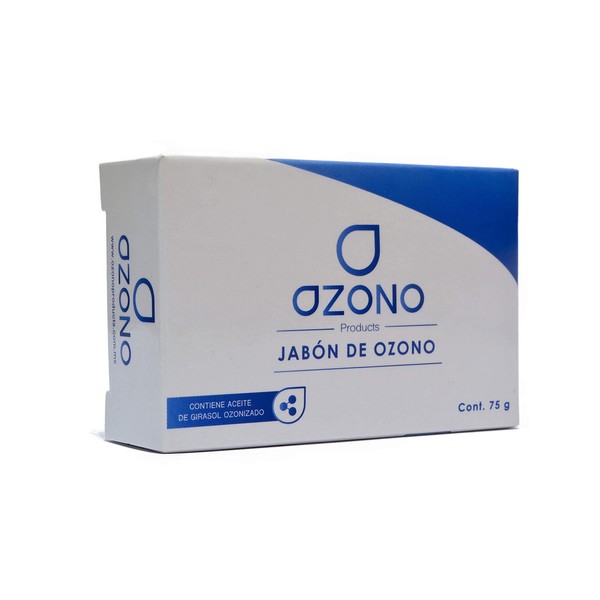 Jabón Ozonizado Antiséptico | Con aceite de Girasol | Efecto Germicida | Elimina el cutis graso, la piel seca, el enrojecimiento y el acné.