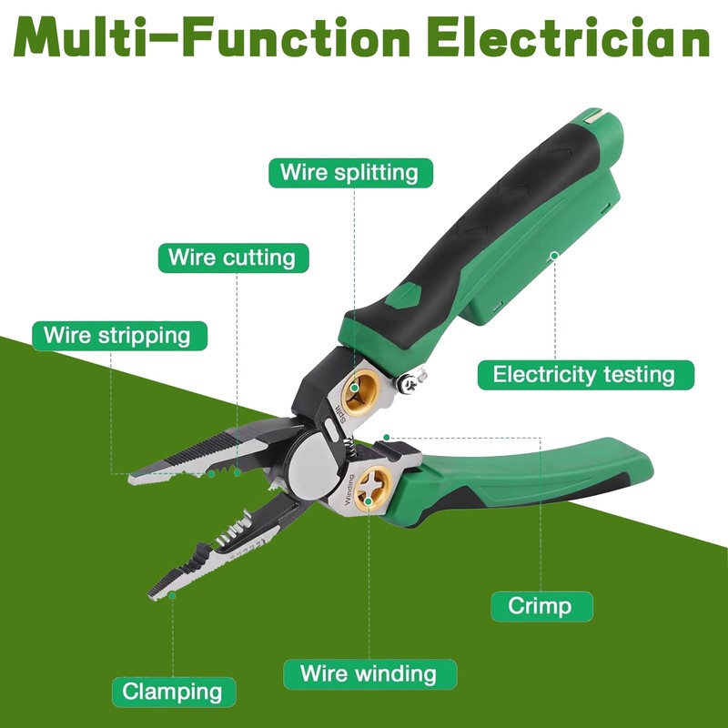 2026 New 8 in 1 Wire Stripper with Voltage Tester,