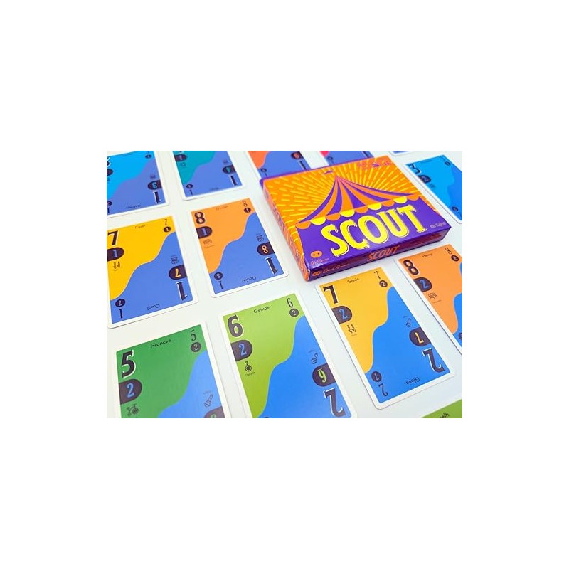 Oink Games Scout Tuckbox Version- Easy-to-Learn Japanese Strategy Card Game
