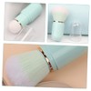 Beavorty 2pcs Retractable Makeup Brush Compact and Travel Brush for