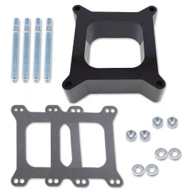Unbranded 2" Open Phenolic Carburetor Spacer Fits 4BBL Holley Demon AFB Edelbrock SBC BBC