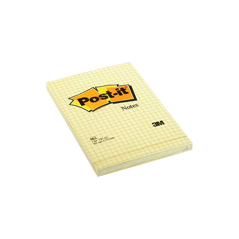 Post-it 102 x 152 mm Large Note - Canary Yellow
