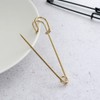 JewelVOX Brooch, Simple, Quilt Pin, Safety Pin, 2.8 inches (7.0