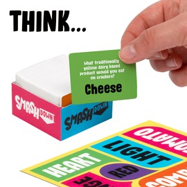 Ideal | Smash Down: Think! Find! SMASH! Who has the fastest finger? | Family Party Games | 3+ Players | Ages 8+