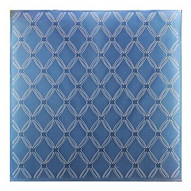 Kwan Crafts Large Size Mesh Plastic Embossing Folders for Card Making Scrapbooking and Other Paper Crafts, 19.7x19.7cm