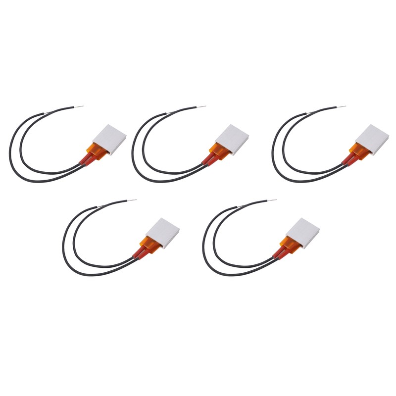 5Pcs PTC Heating Element Aluminum Shell Continuous Heat Output Automatic