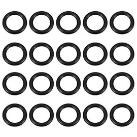 uxcell Nitrile Rubber O-Rings 24mm OD 17mm ID 3.5mm Width, Metric Nitrile Rubber Sealing Gasket for Automotive Machine Plumbing, Pack of 20