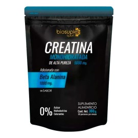Creatina Monohidratada Pura Biosuple Resistencia Fuerza 360g