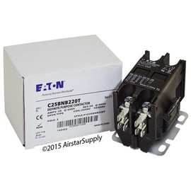 Square D 8910DP12V14 - Replaced by Eaton/Cutler Hammer C25BNB220T Contactor, 2-Pole, 20 Amp, 24 VAC Coil Voltage