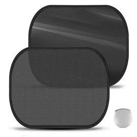 Car Sun Shade Side, Static Type, UV Protection, Car Window, Car Shade, Car Shade, Car Shading, Light Blocking, Heat Insulation, Protects Cars, Pets, Children, Driver, Passenger, Rear Seat, Foldable,