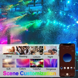 YGS-Tech Smart 3 Inch LED Recessed Lighting RGB WiFi Downlight, 5W Compatible with Alexa and Google Home, Dimmable RGB & CCT 2700-6500K Color Changing, 120V Ceiling Light with LED Driver (4 Pack)