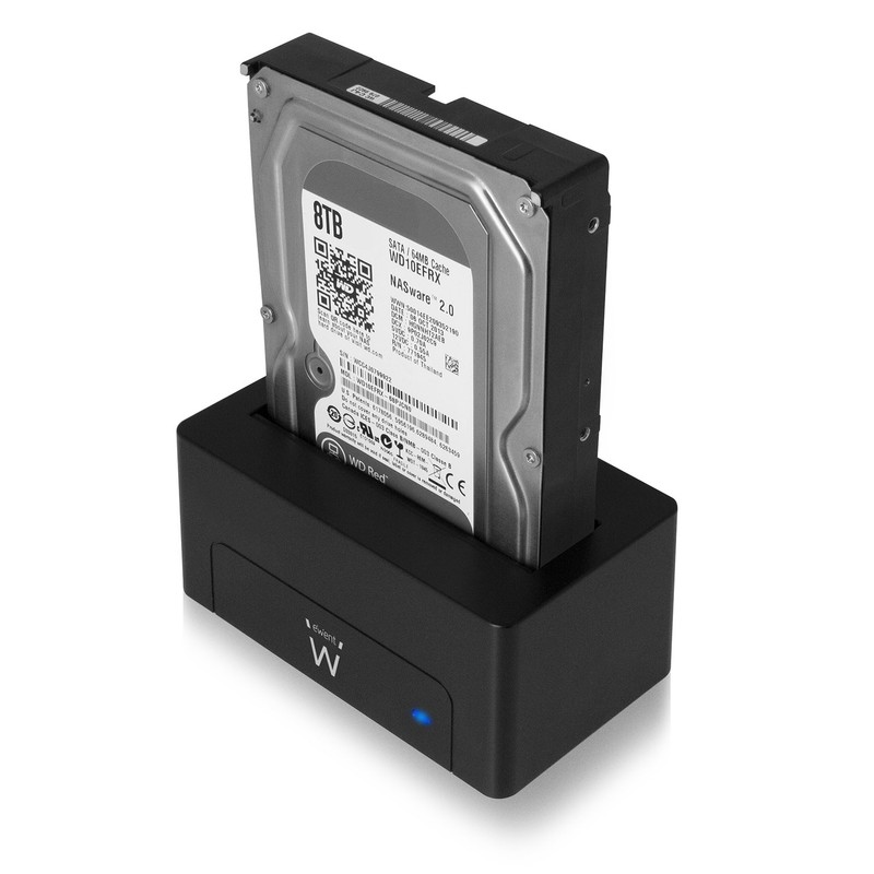 Ewent EW7012 Dock Station Dual 2.5-3.5" USB 3.0" #1001