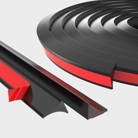 67 Inch Collapsible Shower Threshold Water Dam Barrier,Self Adhesive Silicone Shower Water Bathtub Splash Guard Bathroom Kitchen Water Stopper Blocker for Dry and Wet Separation Seal Strip Edge Trim