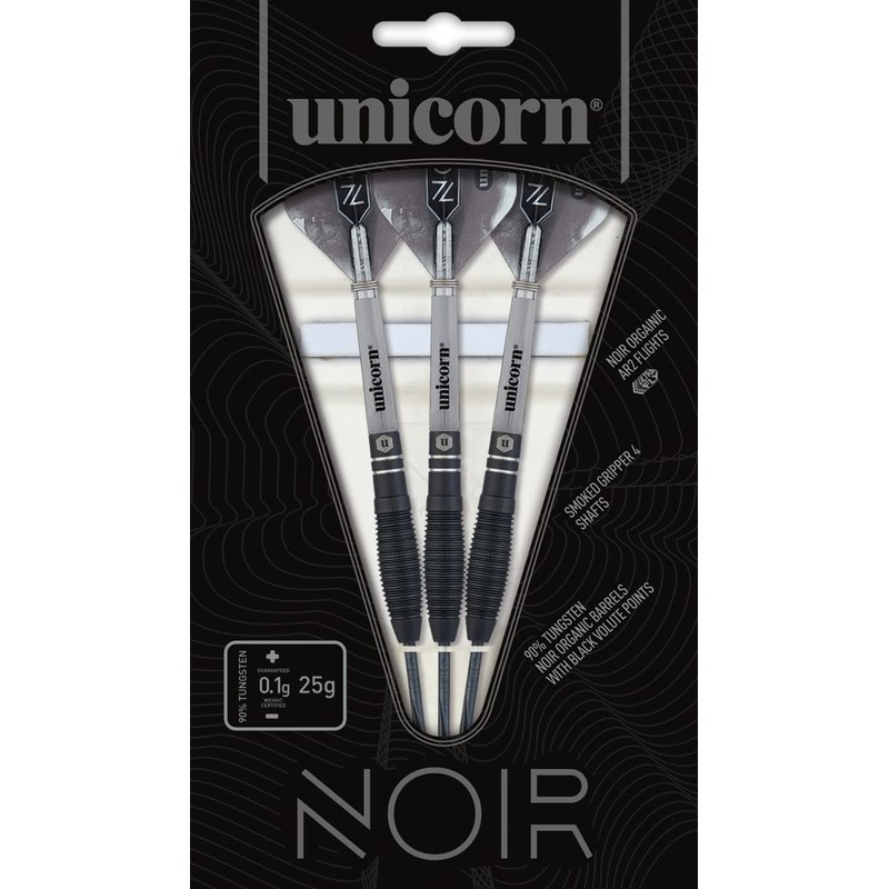 ‎Unicorn Steel Tip Professional Darts Set | Noir Style 1