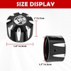 BAKAFOH Motorcycle Skull Rear Axle Nut Covers Fit for Can