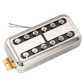 Roswell FLT2-N FILTERTRON 48.5mm(1-29/32 inch) String Spacing Alnico 2 Humbucker with Ear Mount Neck Pickup 4K for Electric Guitar, Nickel