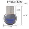  2-Pack Stainless Steel Lice & Nit Combs C Dual-Sided