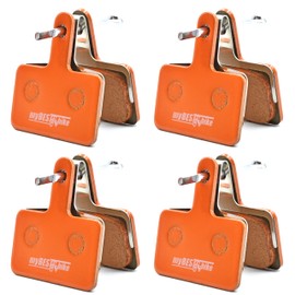 myBESTbike - Bicycle Brake Pads 4 Pairs Disc Brake Pads for Bike Compatible with Shimano B01S M515 M525 C501 C601 M415 M416 M485 (Metal)