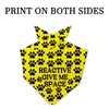 1 Piece Anxious/Reactive Give Me Space Over The Collar Bandana