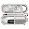 deleyCON Travel Case for Toothbrushes etc., Matte gold, Toiletry bag