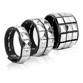 Studded Bracelet, Punk Bracelet, Spiked Bracelets, Emo Bracelets, Goth Bracelets, Gothic Bracelet, Studded Arm Band - Color: Punk Style