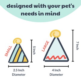 Huxley & Kent Pet Party Hat | Superstar (Large) | Birthday Hat for Dogs and Cats | Adjustable Strap for Comfort and Stability | Perfect for Birthday Party, Adoption Celebration or Gotcha Day