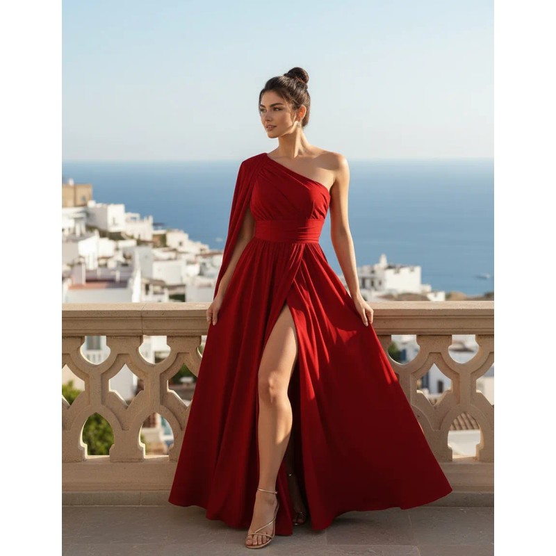 Vestido Largo Casual Maria Bela Co Modelo Aldama