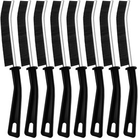 LICQIC Gap Cleaning Brush, Hard Bristle Crevice Brush, 15° Angle Magic Brush for Bathroom, Tiles, Kitchen, 8 Pcs