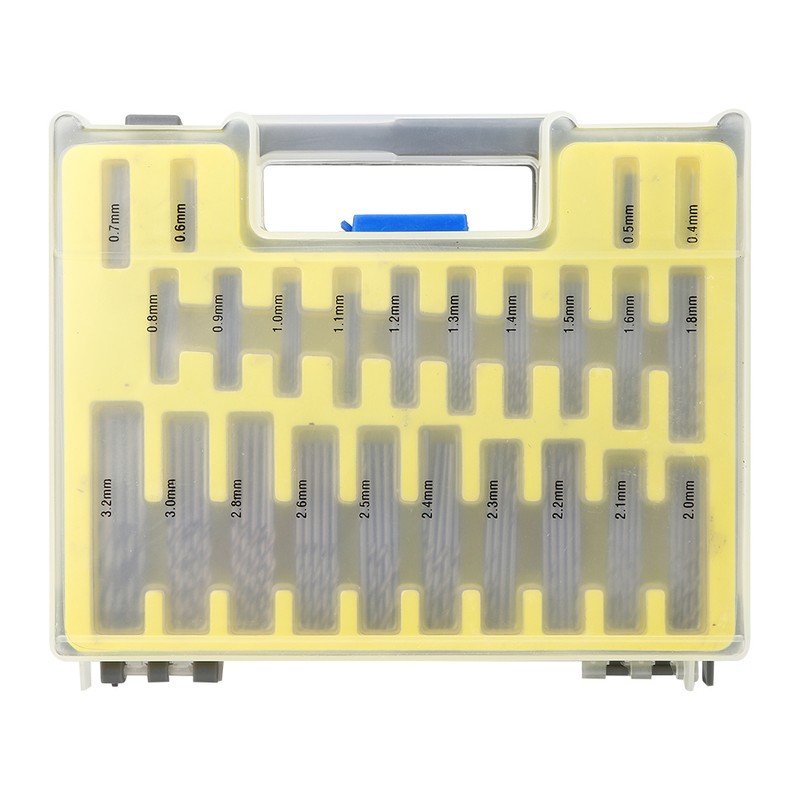 150PCs Spiral Drill Bit Mini Hole Opener Set Hardware Accessory