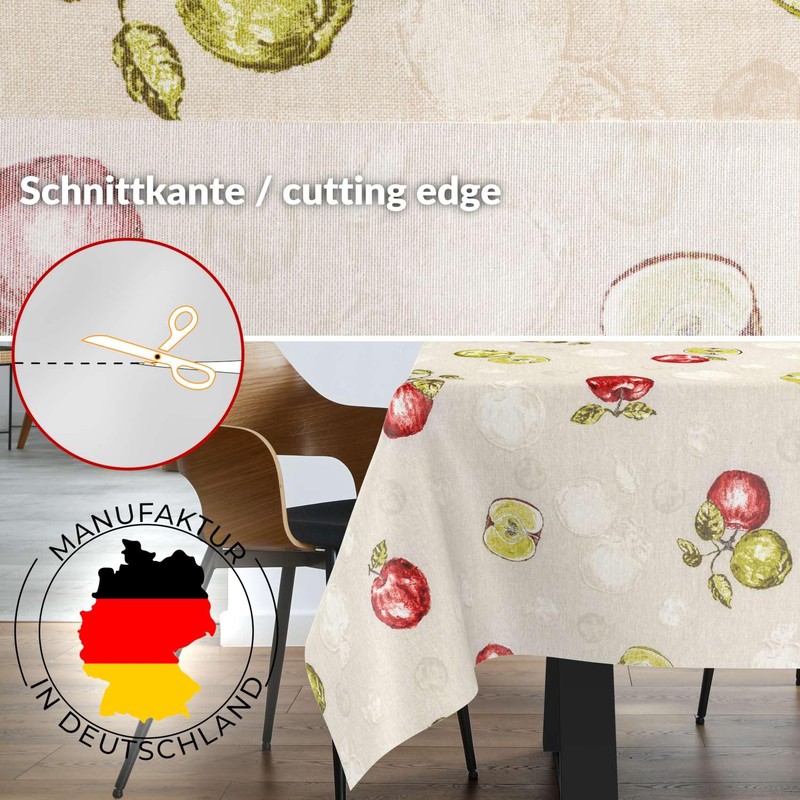 Tablecloth Made of Fabric Textile Washable Table Linen Tablecloth Cotton