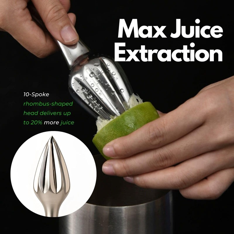 CLOVE Citrus Reamer 100% 18/10 Stainless Steel Lemon Squeezer Dishwasher