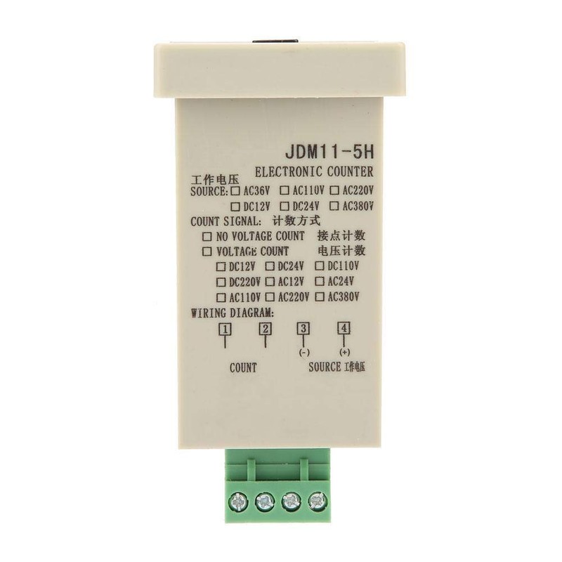 DIGITEN 0-99999 Digital Counter, LED Counter Electronic Counter JDM11-5H AC220V