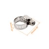 Sourcingmap 3pcs Stainless Steel 8-14mm Hose Pipe Clamps Clips Fastener