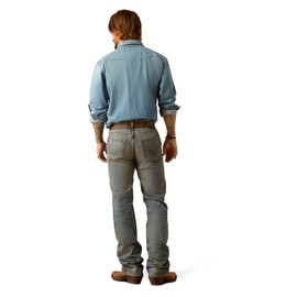 ARIAT Men's Yellowstone M5 Rider Slim Straight Jean, Medium Dirty, 28 X 32