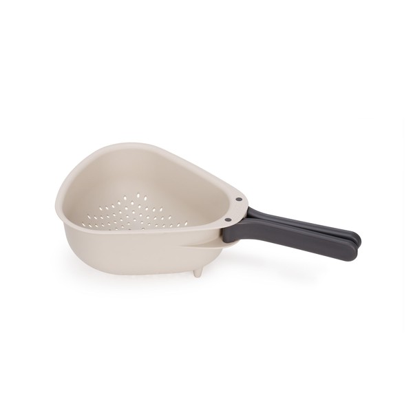 Joseph Joseph Droplet Compact Colander with Folding Handles, Space-Saving Design,