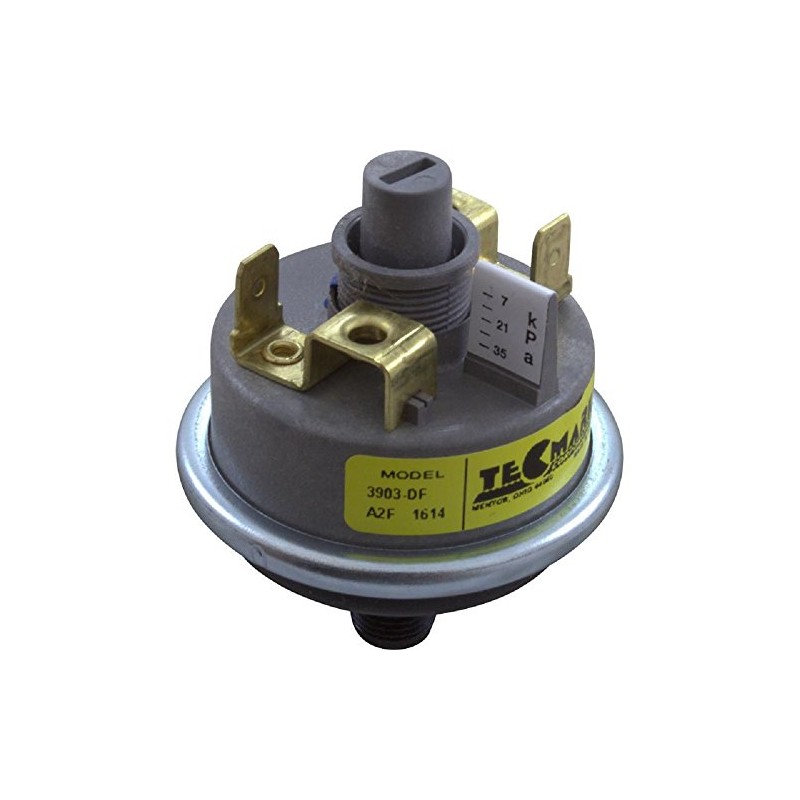 Pressure Switch 3903-DF, 1A, Tecmark, 1/8" mpt, SPST, Field Adj