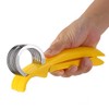 Banana Slicer, PP+Stainless Steel Fruit Vegetable Salad Peeler Kitchen Tool